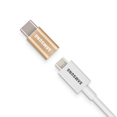 

Samsung SAMSUNG Micro USB to Type-C adapter Andrews data line converter support Samsung fast charging aluminum