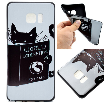 

Cat Pattern Soft Thin TPU Rubber Silicone Gel Case Cover for Samsung Galaxy Note 7
