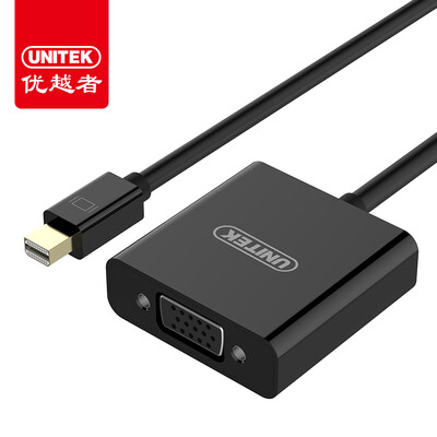 

Улучшенный человек (UNITEK) Mini DP Displayport к DVI конвертер мини линии преобразования молнии Apple MacBook разъем Y-6335WH