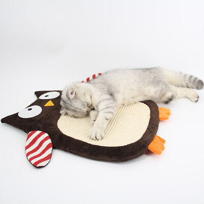 

Giza Tsai cat catcher cartoon cat scratch board samurai pawl pad owl