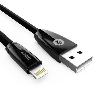 

BIAZE Apple 876 data cable zinc alloy upgrade version 12 m black phone charging line power cord iPhone5 6s 7Plus 8 X new iPad Air Mini K20
