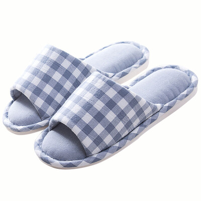 

Jingdong supermarket lover home flax slippers couple slippers floor slippers pink 3738 yards LJ8501
