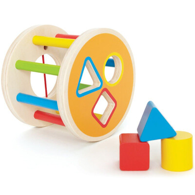 

Germany Hape toy building blocks roll music E0500 baby puzzle early education intelligence enlightenment classification building box