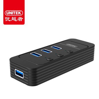 

Улучшенный человек (UNITEK) USB3.0 разветвитель 4-120CM скорости Концентратор HUB ноутбук расширен мульти-интерфейсный преобразователь с отдельным индикатором переключателя Y-3072BK