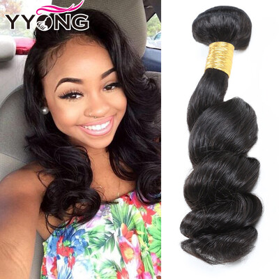 

YYONG Hair Company Malaysian Loose Wave Virgin Hair 8A Unprocessed Virgin Malaysian Hair 3 Bundle Natural Virgin Human Hair
