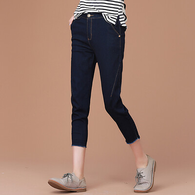 

CITYPLUS Artistic Versailles Wild Horns Harlem Jeans Women CWKN171154 Blue