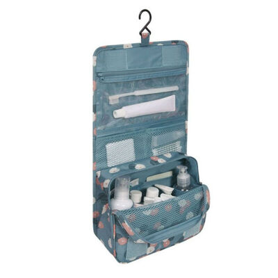 

Banchetti Washing Bag Series Flower Travel Package Bag Washing Bag Folding Hanging Collar Packing Bag Cosmetic Bag Handbag Washing Bag Blue Daisy