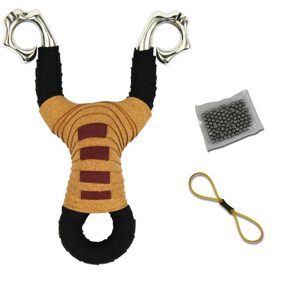 

Xianfenglian Metal slingshot high hardness reverse traditional slings with rubber band non-solid wood outdoor stainless steel cold