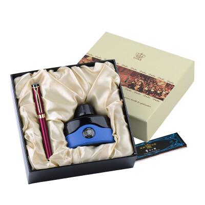 

Duke (DUKE) Knox gold folder distinguished blue pen / iridium pen / ink pen + ink gift set