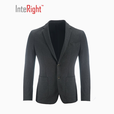 

INTERIGHT Men &39s Knitting Leisure Suit Jacket Flower Gray  Code