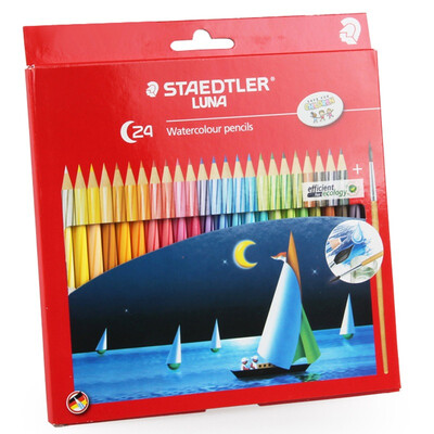 

Staedtler 13710C24 24 цветной водорастворимый цветной свинцовый / цветной карандаш / цветной свинец / ручка цвета (подарочная ручка)