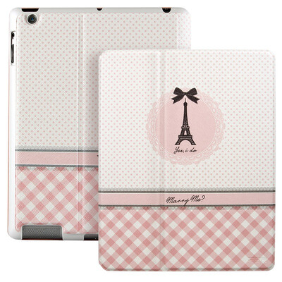 

Иллюстратор Apple iPad2 / iPad4 / iPad3 защитной крышка / оболочка держателя мультсериал все включена любовь кожаной Эйфелевой иллюстратора