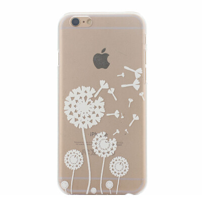 

White Dandelion Pattern Soft Thin TPU Rubber Silicone Gel Case Cover for IPHONE 6 Plus/6S Plus