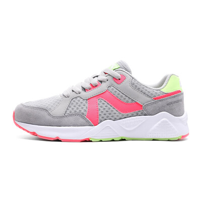 

ANTA Women&39s shoes 92728861 Casual shoes Women&39s running shoes Comfortable sports shoes Light gray Fluorescent powder -2 85 Female 40