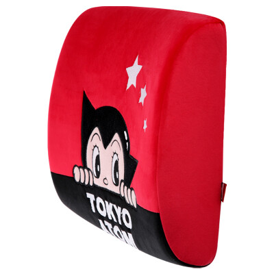 

Armchair Astronomical car lumbar car with memory cotton waist pillow back pad cartoon red black single loaded XSJ-13