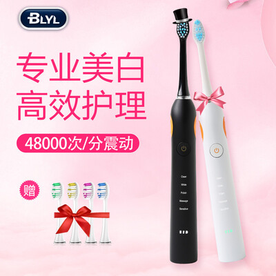 

BLYL Adult Sonic Electric Toothbrushes Rechargeable 5 model IPX7 2 minute note