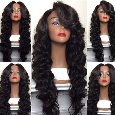 

Water Wave FullFront Lace Wigs Brazilian Virgin Full Lace Human Hair Wigs For Black Women&Deep Wavy Lace Front Human Hair Wig