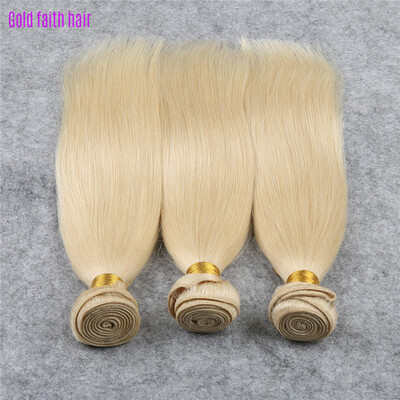 

Mix Length 613 Blonde 100 Brazilian Virgin Remy Hair Silky Straight Machine Weft High Quality Human Weaving Hair Extension