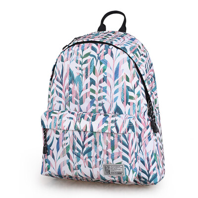

Fly zebra FLYZEBRA travel shoulder bag wild computer backpack campus schoolbag female middle school students fashion trend package FBB0014-16 tropical style