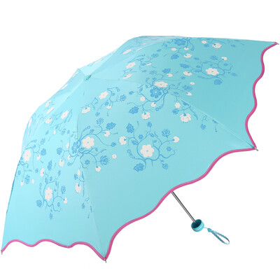 

Paradise umbrella water is now spent three times ultra-thin sun umbrella sunny umbrella 33257E Lake blue