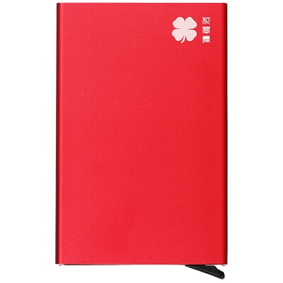 

Flower set of metal card package creative business gifts anti - magnetic anti - theft reading automatic ejection charm red