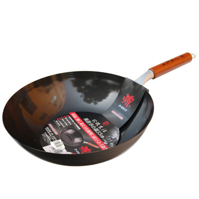 

[Jingdong supermarket] pearl life Japan imported high-purity iron wok 33cm increase flat-bottomed anti-iron pot induction cooker general gp-1512