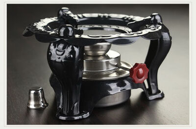 

Three Legs Metal Adjustable Alcohol Stove Warmer Teapot Burner for Tea Ceramony