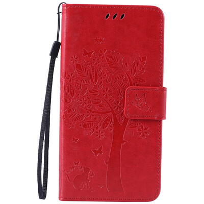 

Red Tree Design Кожа PU откидной крышки Кошелек Карты Держатель чехол для SONY M4