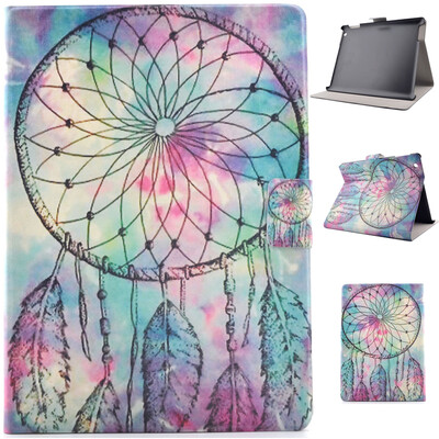

Розовый Dreamcatcher Стиль Классический флип Обложка с функцией подставки и слот для кредитных карт для Apple iPad 4