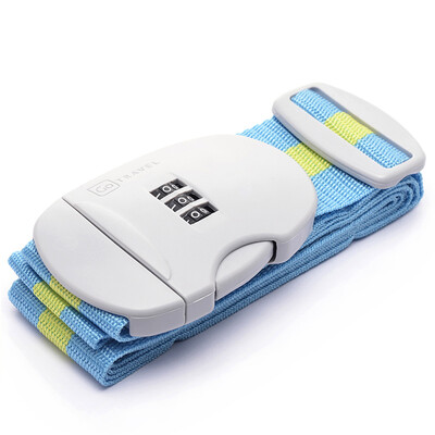 

Высокая бригада (GO TRAVEL) за границей чемоданчик с замком багажника троллейбуса проверил багажную бирку, перевязанный голубой слово багаж пояса 491