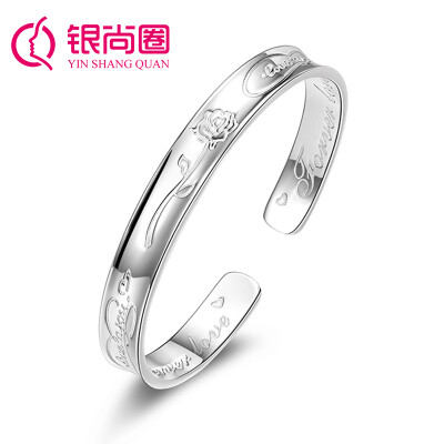 

Silver Shangjie 999 foot silver bracelet female models because love fashion silver bracelet