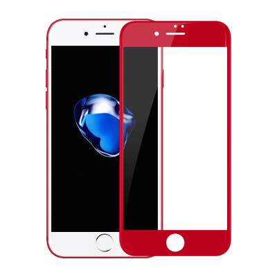 

Baseus) iPhone7Plus tempered film Apple 7Plus full-screen full coverage 3D anti-blue explosion-proof glass mobile phone film 7P 【red】 blue light section