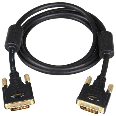 

Акихабара (CHOSEAL) QS5202T5 DVI (24 + 1) Интерфейс ПК телевизионных проекторов гальванических терминалов, посвященный Dual DVI HD видео кабеля 5 м