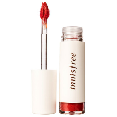 

Yue Shi Feng Yin Innisfree Xuan Cai lock color lip glaze on the 3rd midsummer sun red 5g