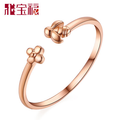 

Ya Bao Fu 18K gold ring gold ring ring / rose gold ring flower between the ring ring ring ring JQXWJZA4023