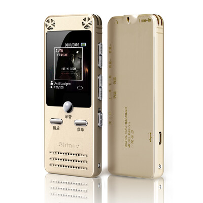 

Shinco (Shinco) V-05 16G микро профессиональной ручка записи удаленного шум запись перо перо рекордер