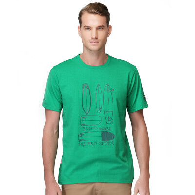 

TFO T-shirt cotton sweat perspiration quick-drying T-shirt 611625 male green l