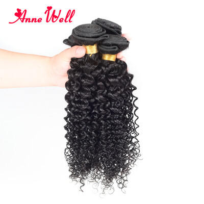 

Peruvian Curly Wave Virgin Hair 3 Bundles Unprocessed Human Hair Weave Extensions Natural Color Anne Well Hair Products