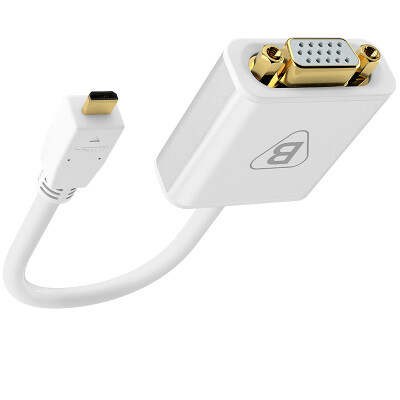 

BIAZE Micro HDMI to VGA Converter Адаптер Micro HDMI to VGA конверсионный кабель с аудио-интерфейсом питания HD адаптер алюминиевый сплав версия ZH7-алюминий