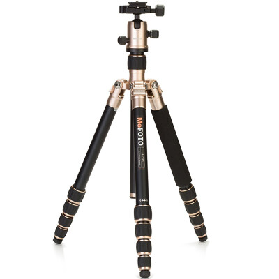 

Mobil (MeFOTO) A1350Q1 aluminum alloy portable SLR camera tripod PTZ champagne gold