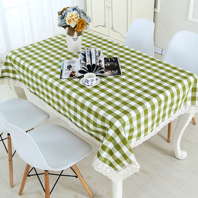 

Green reed cotton linen tablecloth tablecloth coffee table cloth 125 * 175cm 1 installed