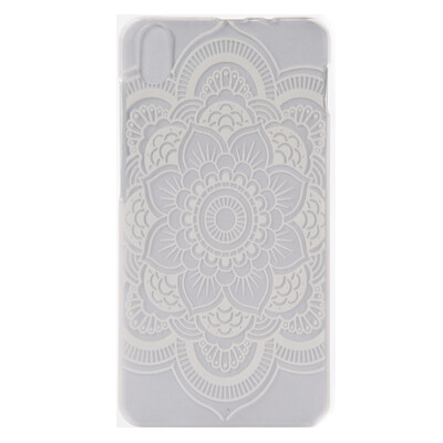 

Hexagonal flower Pattern Soft Thin TPU Rubber Silicone Gel Case Cover for Lenovo S850