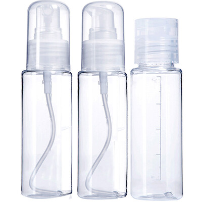 

Beauty bottle empty bottle bottle 3 sets 30ml (spray bottle + bottle + Chiaki cover) MF3074 perfume spray bottle shampoo bath liquid emulsion travel suit
