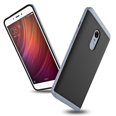

Cool music front hornet red rice NOTE4 red rice NOTE4X high with version of the phone case protective sleeve shatter-resistant soft shell all-inclusive shell for red rice NOTE4 mobile phone sets dark gray