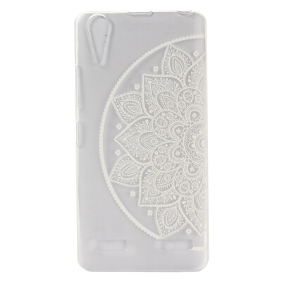 

Flower of semicircle Pattern Soft Thin TPU Rubber Silicone Gel Case Cover for Lenovo K3/Lemon K30