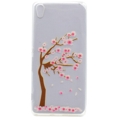 

Cherry tree Pattern Soft Thin TPU Rubber Silicone Gel Case Cover for Sony Xperia XA