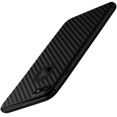 

BIAZE Apple 7/8 телефон оболочки iPhone7 / 8 защитная крышка все включено силиконовые анти-капли мягкой оболочки углеродного волокна серии JK16-черный