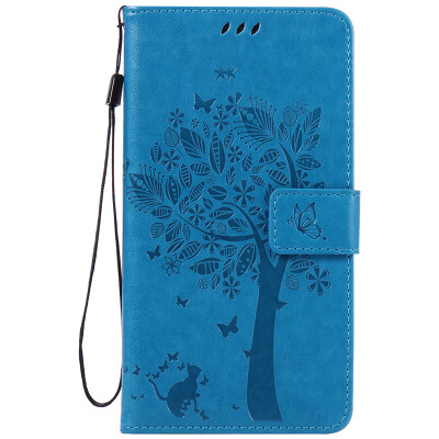 

Blue Tree Design PU Leather Flip Cover Wallet Card Holder Case for HUAWEI MATE 8