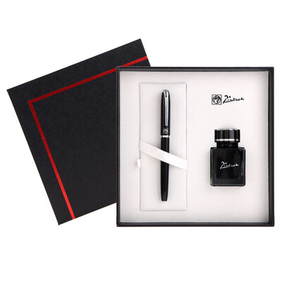 

Picasso pimio K-16 pure black&white clip pen ink gift set