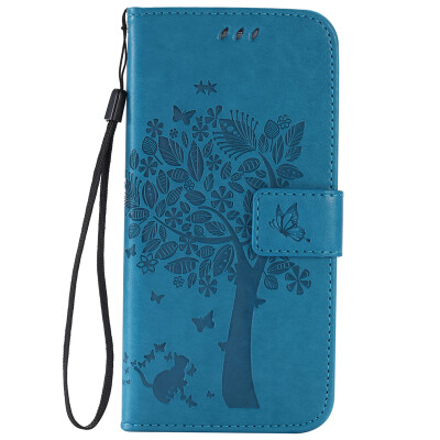 

Blue Tree Design PU Leather Flip Cover Wallet Card Holder Case for SAMSUNG S7EDGE